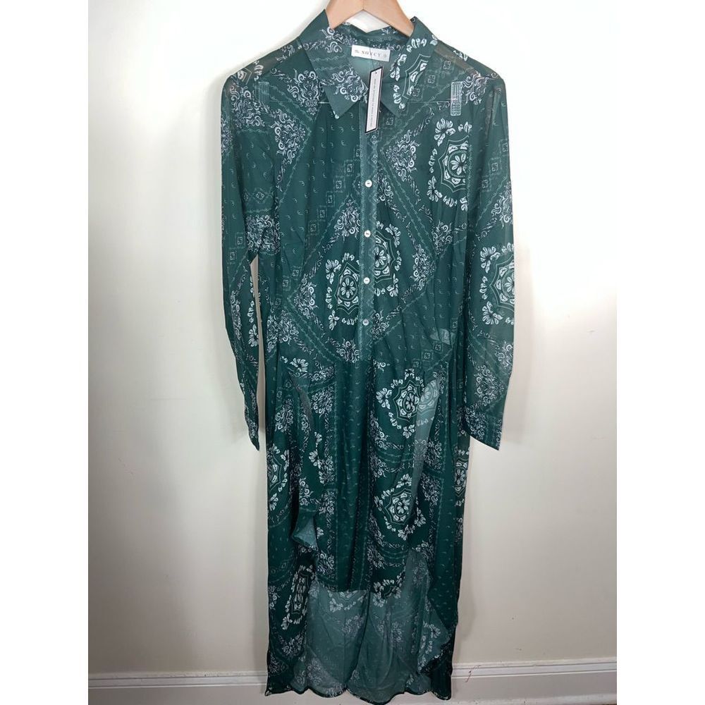 Soncy Plus Sheer Tie Front‎ Duster (Soncy size 2)